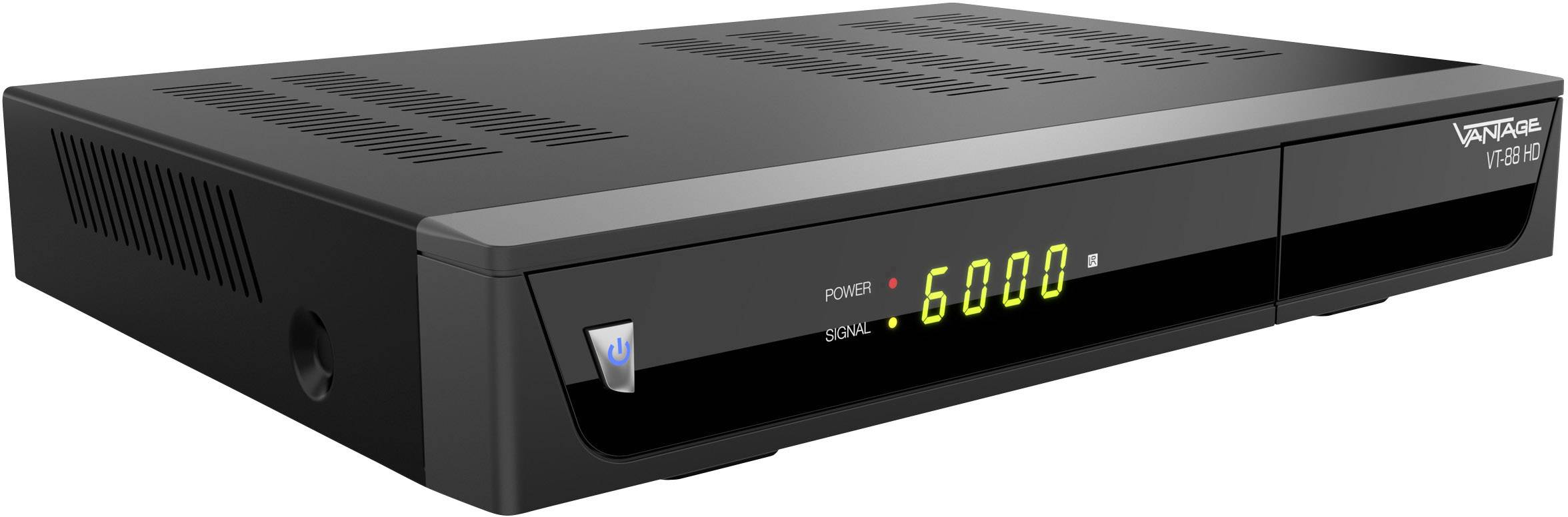 Vantage VT-88 HD HD-SAT-Receiver Einkabeltauglich, Campingbetrieb, Aufnahmefunktion Anzahl Tuner: 1