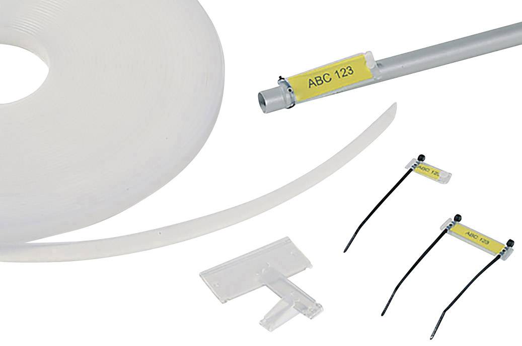 HellermannTyton 525-10003 HCR09-PEUV-CL Kennzeichnungsträger Montage-Art: einschieben Transparent 1St.