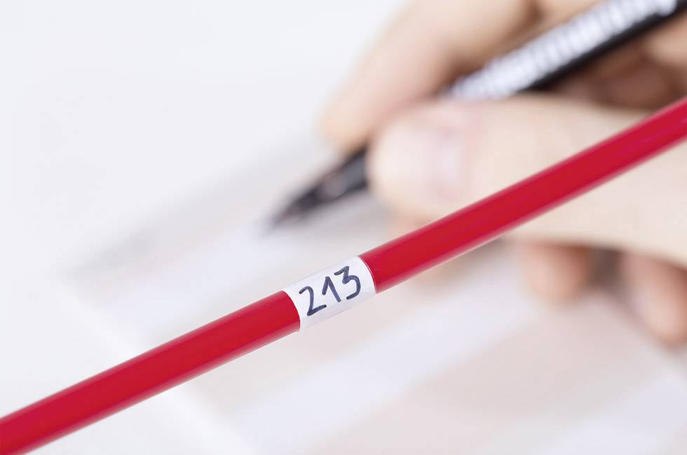 HellermannTyton 598-40402 HSMB-C4-1402-WH-1402-CL/WH Etiketten-Kabellaminierer Weiß 1St.