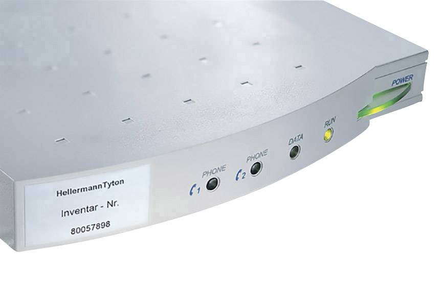 HellermannTyton 596-12263 TAG63TD1-892-WH-892-WH Etikett für Laserbedruckung