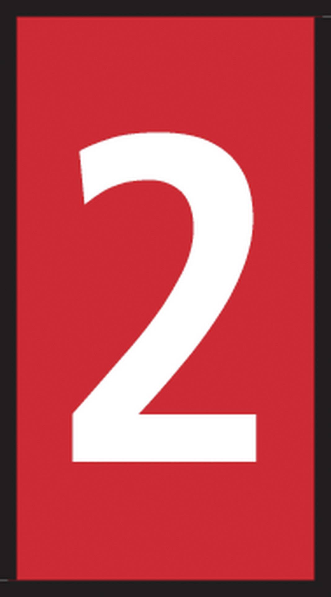 HellermannTyton HODS50 2-PVC-RD Kennzeichnungsclip Aufdruck 2 531-15367