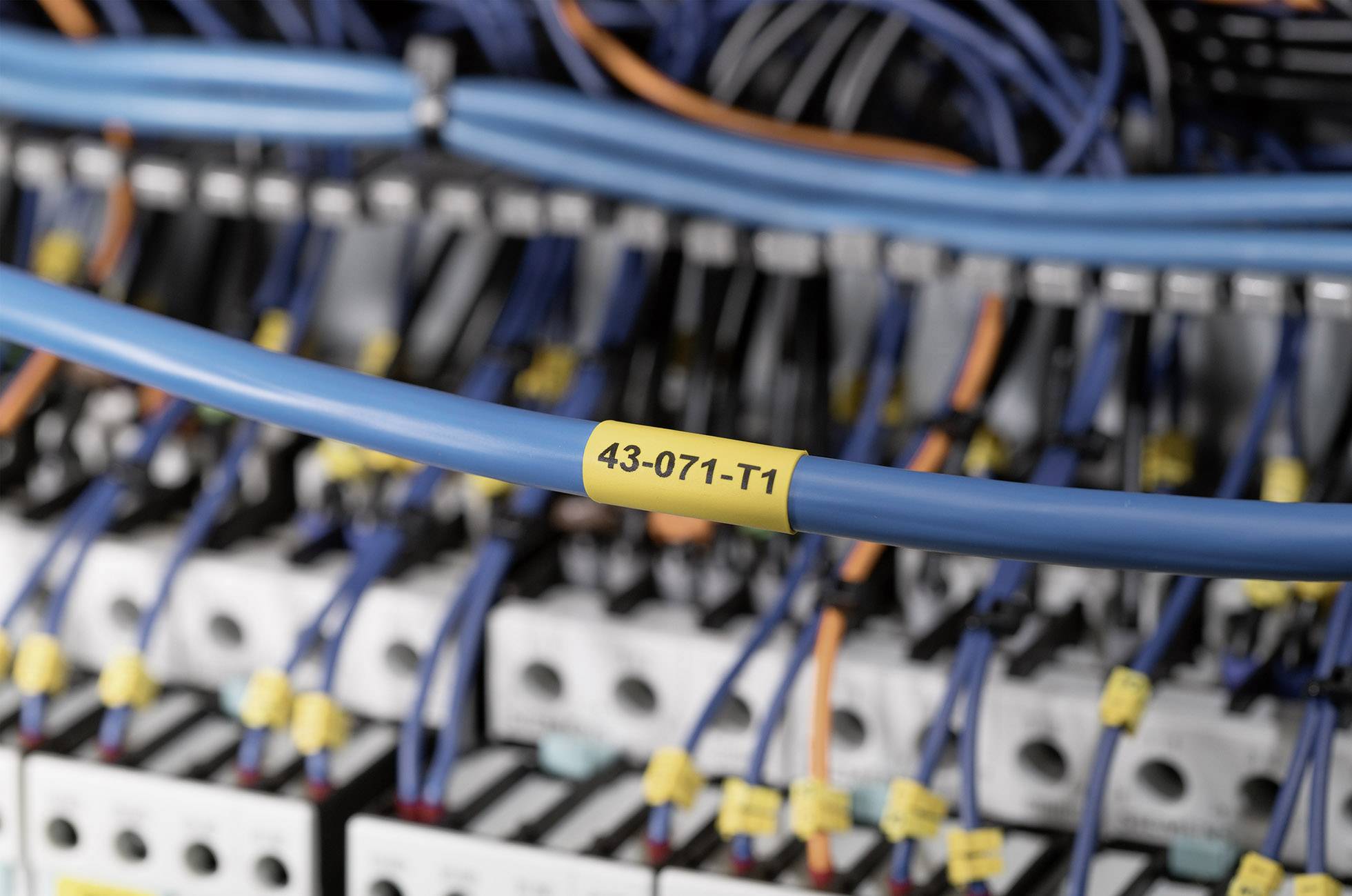 HellermannTyton 554-51000 TLFX24WH-PO-X-WH Schrumpfschlauchmarkierer 144m