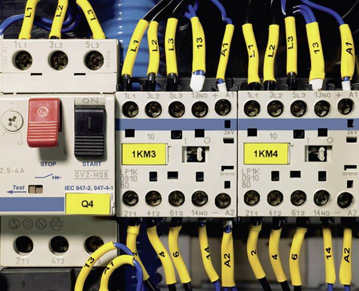 HellermannTyton 554-51300 TLFX64WH-PO-X-WH Schrumpfschlauchmarkierer 90 m