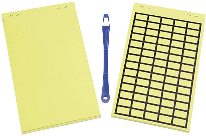 HellermannTyton 598-12227 TAG122B-270-YE-270-YE Etikett für Laserbedruckung