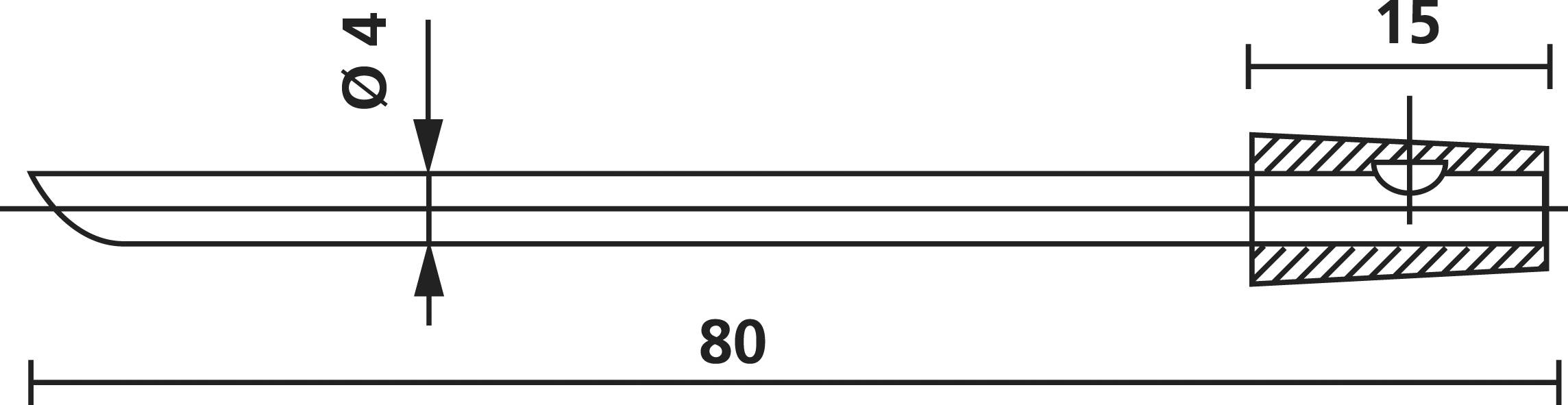 HellermannTyton NA8/10 PRONG-ML Ersatzdorne Inhalt: 1St.