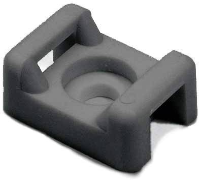 HellermannTyton CTM0-PA66-BK Befestigungssockel schraubbar, nieten 151-30300 Schwarz