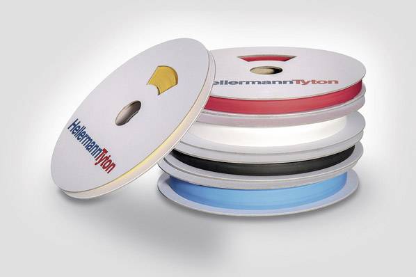 HellermannTyton 553-31851 TCGT18-6WH-PO-X-WH Schrumpfschlauchmarkierer 26 m