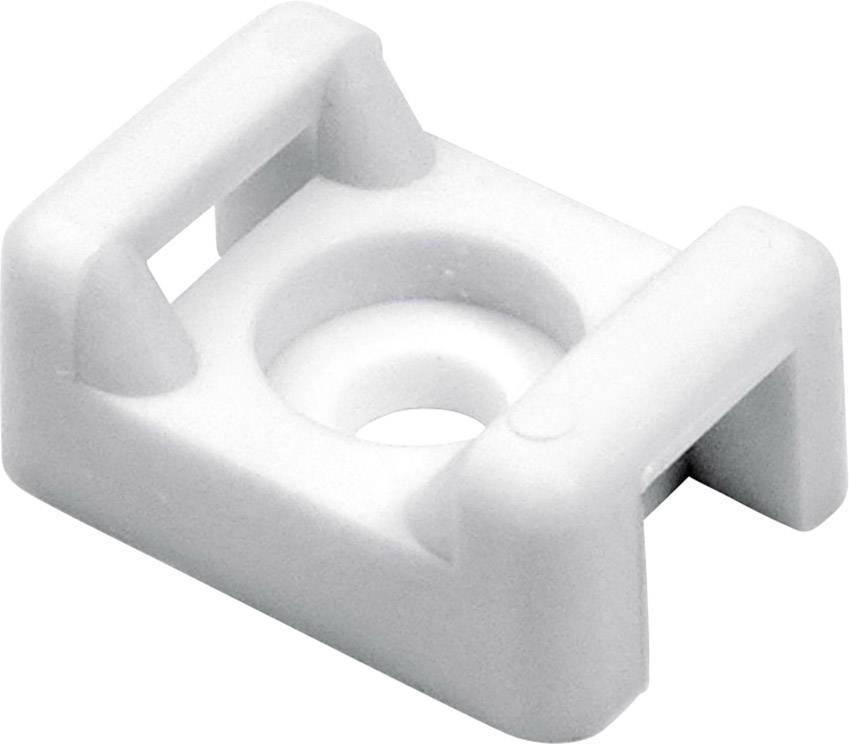 HellermannTyton CTM0-PA66-WH Befestigungssockel schraubbar, nieten 151-30303 Weiß