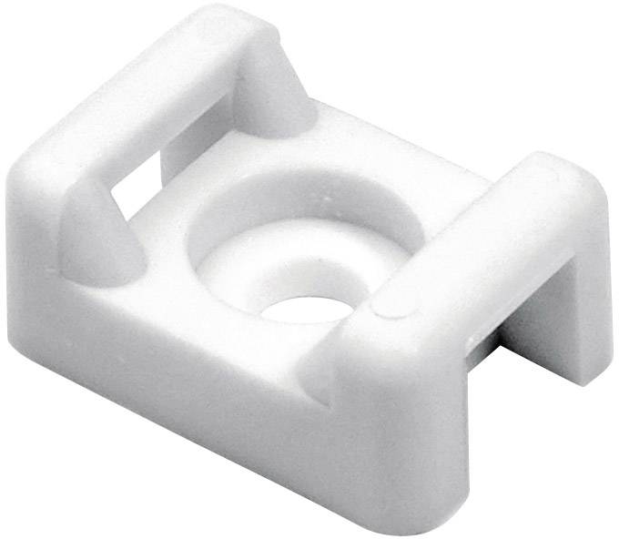 HellermannTyton CTM0-PA66-WH Befestigungssockel schraubbar, nieten 151-30303 Weiß
