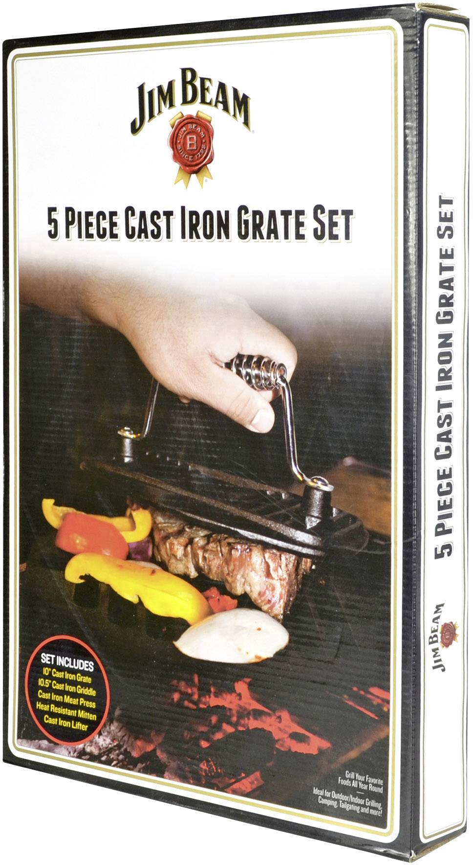 Jim Beam Grillrost 5-In-1 Set Jb0184