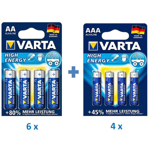 Varta Batterie-Set Mignon, Micro 40 St.