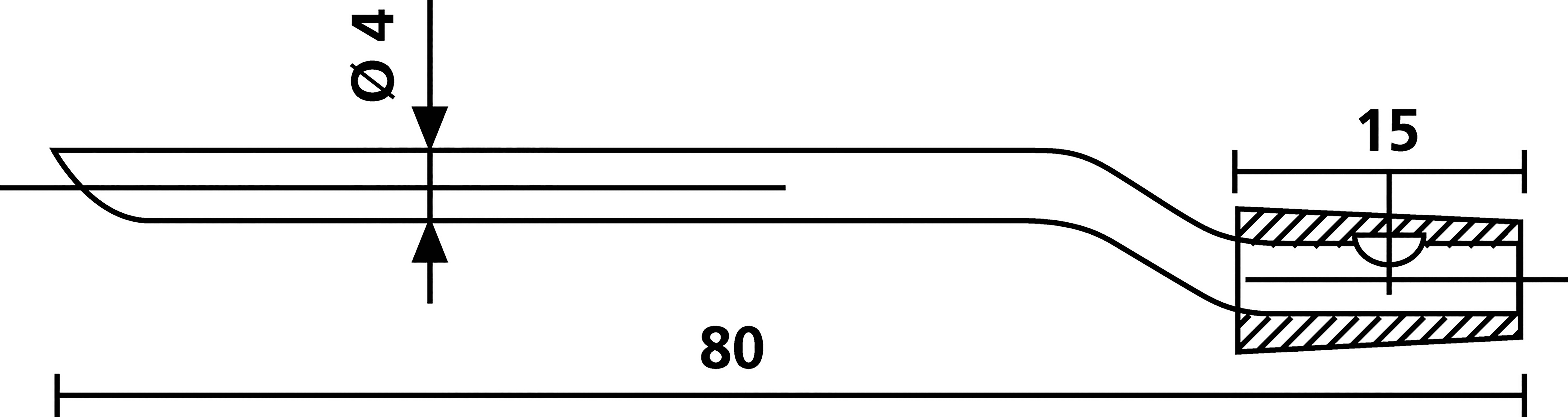 HellermannTyton NA4/5 PRONG-ML Ersatzdorne Inhalt: 1St.