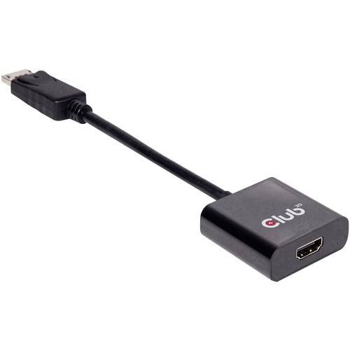 club3D CAC-2070 DisplayPort Adaptateur [1x DisplayPort mâle - 1x HDMI femelle] noir