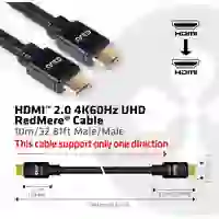 Club3D HDMI Anschlusskabel HDMI-A Stecker, HDMI-A Stecker 10.00m Schwarz CAC-2313 4K UHD, Flammwidrig HDMI-Kabel Club3D HDMI Anschlusskabel HDMI-A Stecker, HDMI-A Stecker 10.00m Schwarz CAC-2313 4K UHD, Flammwidrig HDMI-Kabel