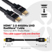 Club3D HDMI Anschlusskabel HDMI-A Stecker, HDMI-A Stecker 10.00m Schwarz CAC-2313 Flammwidrig, High Speed-HDMI HDMI-Kabel