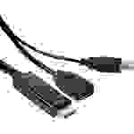 Club3D CAC-2330 HDMI Adapter [1x HDMI-Stecker - 1x DisplayPort Buchse] Schwarz