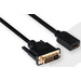 Club3D DVI / HDMI Adapterkabel DVI-D 24+1pol. Stecker, HDMI-A Buchse 2.00 m Schwarz CAC-1211 DVI-Ka