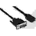 Club3D DVI / HDMI Adapterkabel DVI-D 24+1pol. Stecker, HDMI-A Buchse 2.00m Schwarz CAC-1211 DVI-Kabel