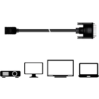 Club3D DVI / HDMI Adapterkabel DVI-D 24+1pol. Stecker, HDMI-A Buchse 2.00m Schwarz CAC-1211 DVI-Kabel Club3D DVI / HDMI Adapterkabel DVI-D 24+1pol. Stecker, HDMI-A Buchse 2.00m Schwarz CAC-1211 DVI-Kabel