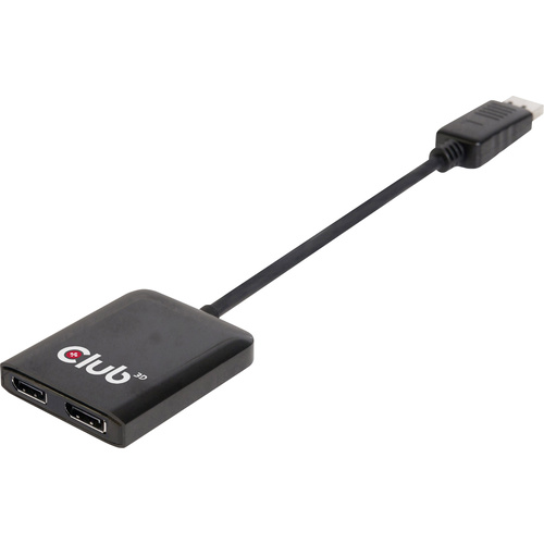 Club3D CSV-6200 DisplayPort Adapter [1x DisplayPort Stecker, USB 3.2 Gen 1 Buchse Micro B (USB 3.0)