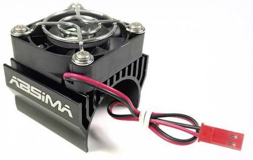 Absima Motor-Kühlkörper mit Ventilator 40mm Ventilatorposition: mittig sitzend Schwarz