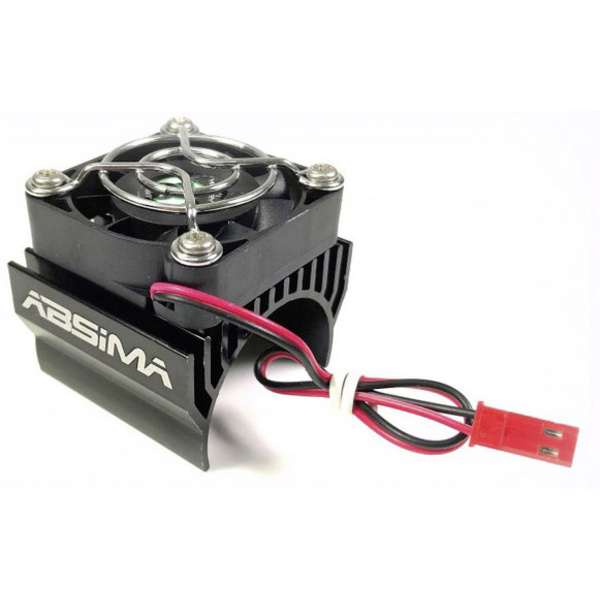 Absima Motor-Kühlkörper mit Ventilator 40mm Ventilatorposition: mittig sitzend Schwarz