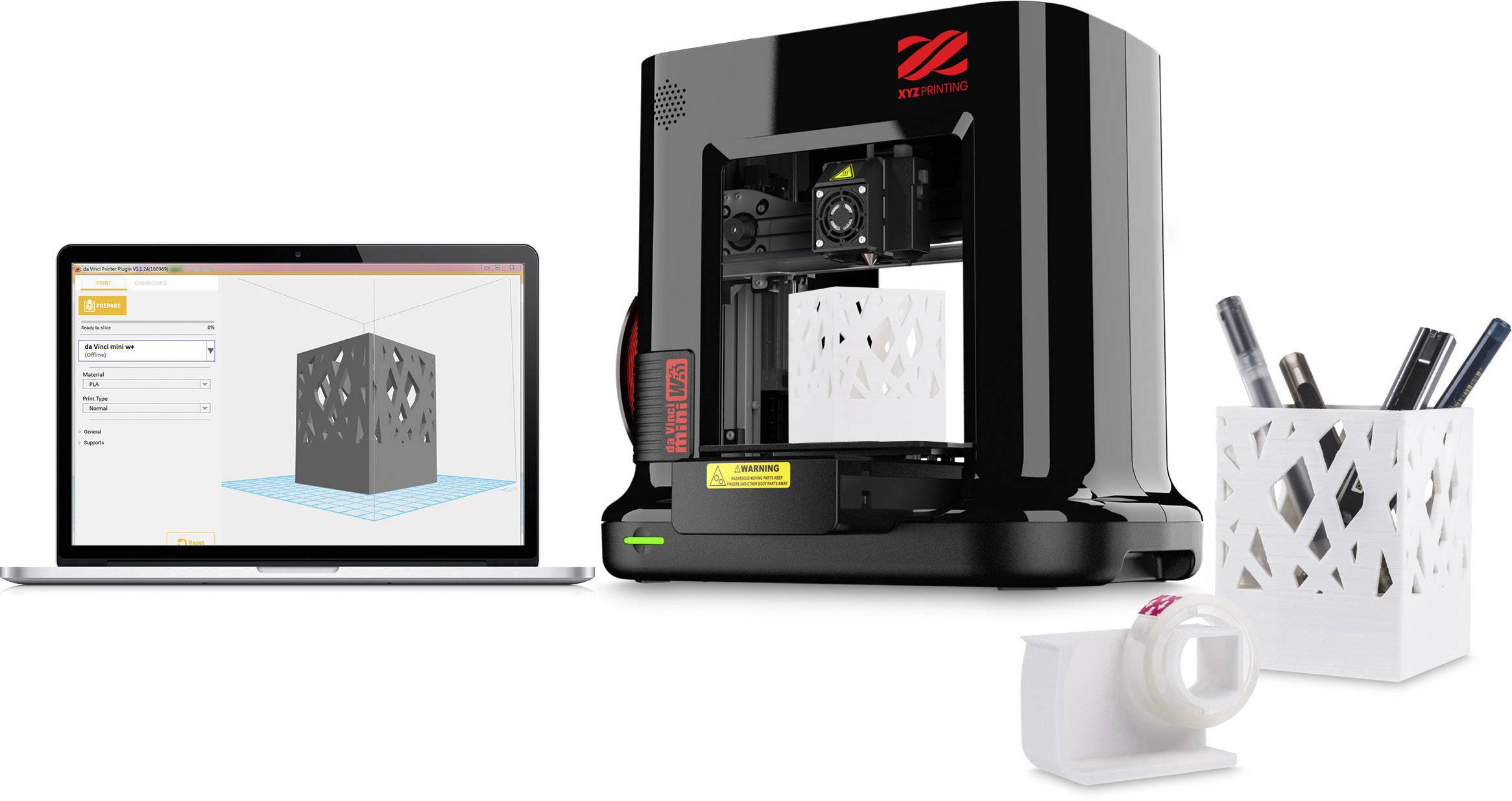 XYZprinting da Vinci Mini W+ black 3D Drucker