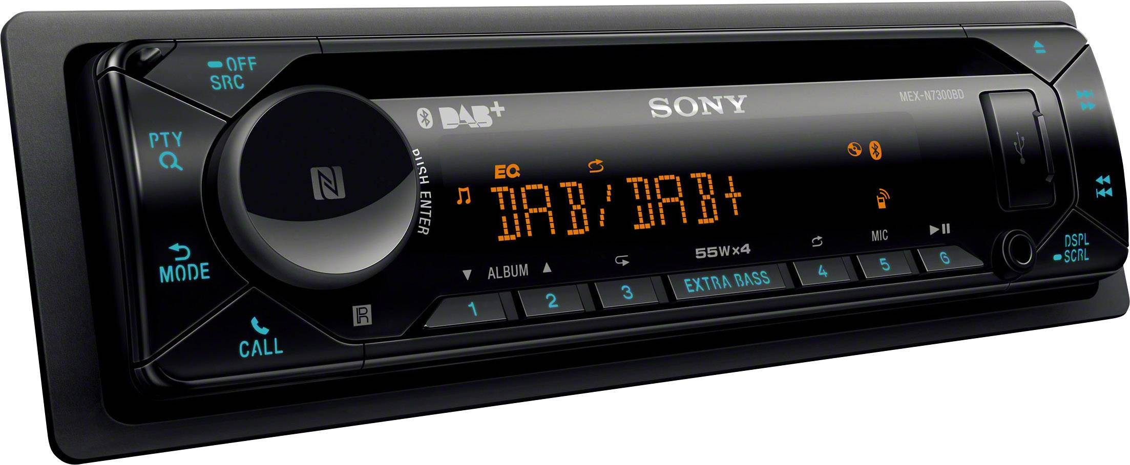 Sony MEX-N7300KIT Autoradio DAB+ Tuner, Bluetooth®-Freisprecheinrichtung