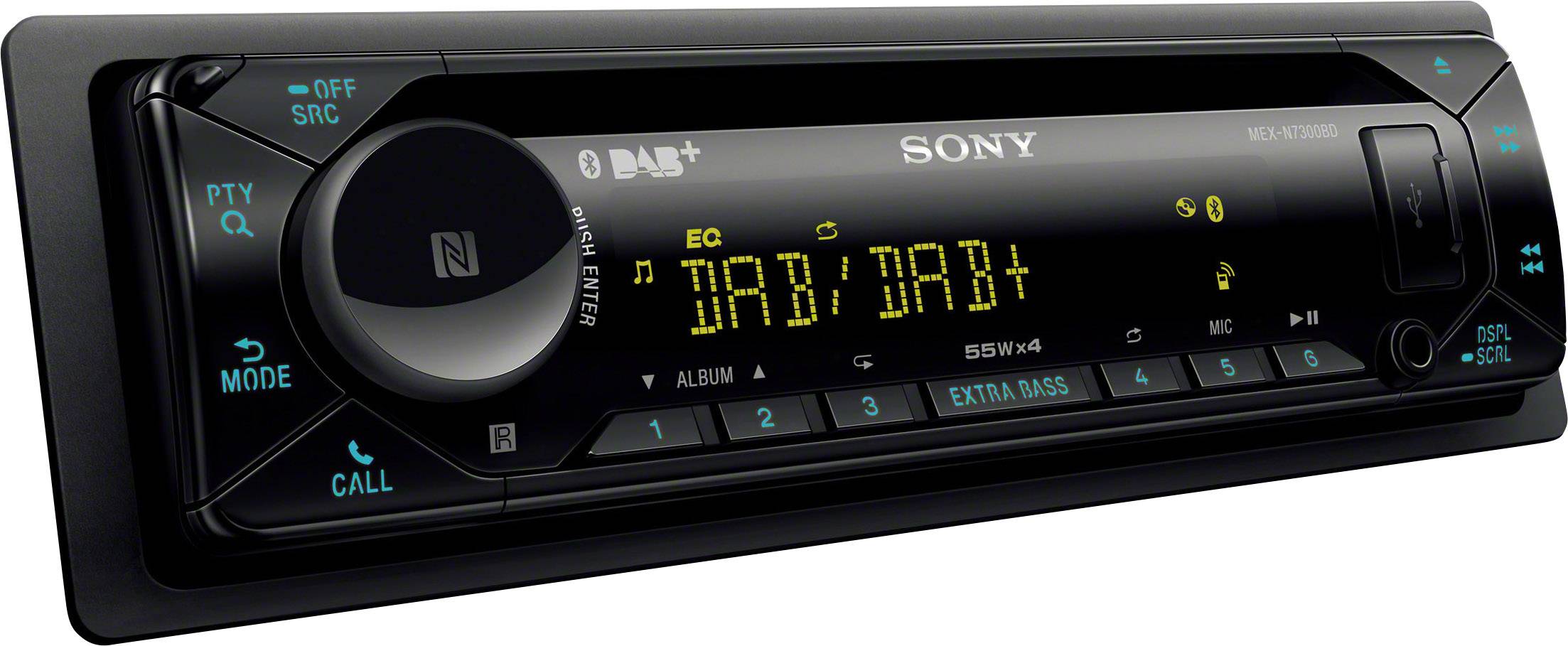 Sony MEX-N7300KIT Autoradio DAB+ Tuner, Bluetooth®-Freisprecheinrichtung