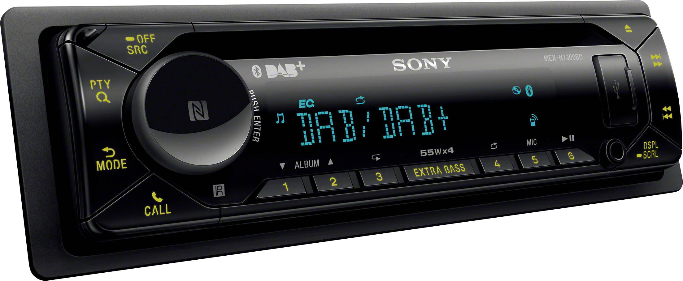 Sony MEX-N7300KIT Autoradio DAB+ Tuner, Bluetooth®-Freisprecheinrichtung
