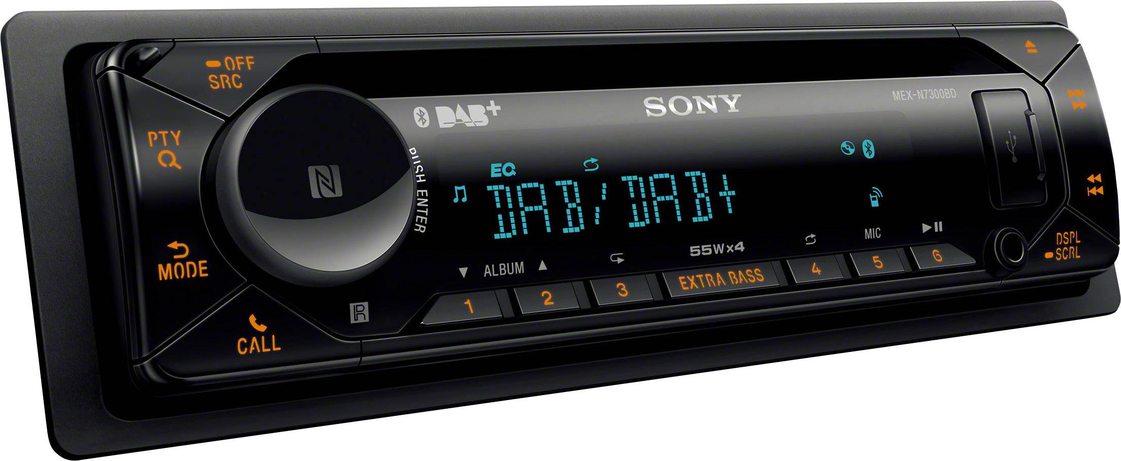 Sony MEX-N7300KIT Autoradio DAB+ Tuner, Bluetooth®-Freisprecheinrichtung