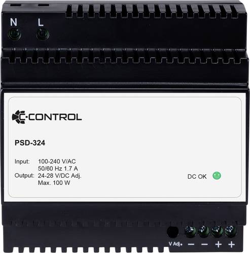C-Control PSD-324 Hutschienen-Netzteil (DIN-Rail) Verbrauch (StandBy) 0.3W 24 V/DC 4.2A 100W 1 x