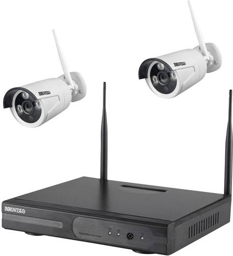 Inkovideo INKO-113M-2B WLAN IP-Überwachungskamera-Set 4-Kanal mit 2 Kameras 1280 x 960 Pixel