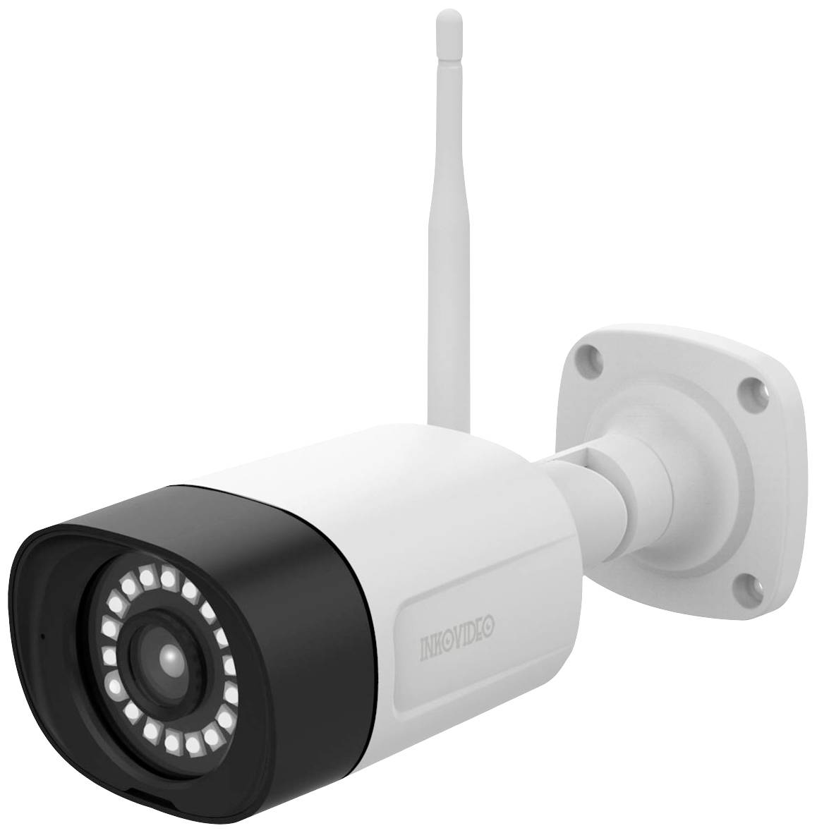 Inkovideo INKO-22M WLAN IP-Überwachungskamera-Set 4-Kanal mit 2 Kameras 1920 x 1080 Pixel