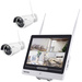 Inkovideo INKO-AL3003-2 WLAN IP-Überwachungskamera-Set 4-Kanal mit 2 Kameras 1920 x 1080 Pixel