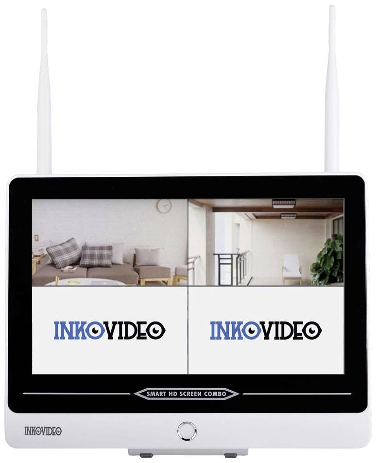 Inkovideo INKO-AL3003-4 WLAN IP-Überwachungskamera-Set 4-Kanal mit 4 Kameras 1280 x 960 Pixel