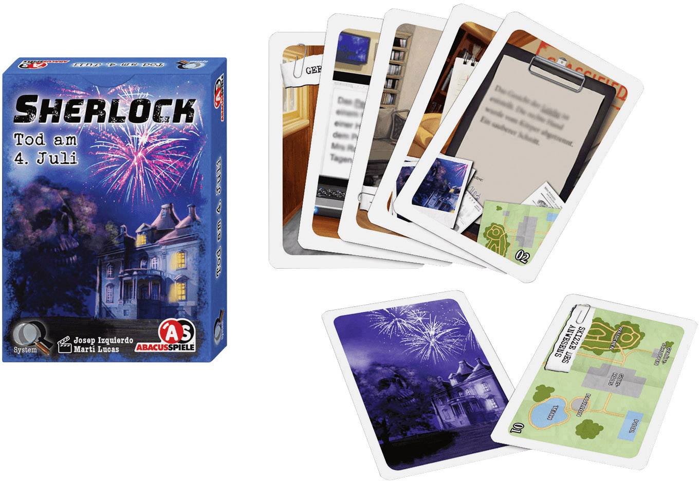 Abacus Spiele Sherlock Tod am 4. Juli 48192 Anzahl Spieler (max.): 8