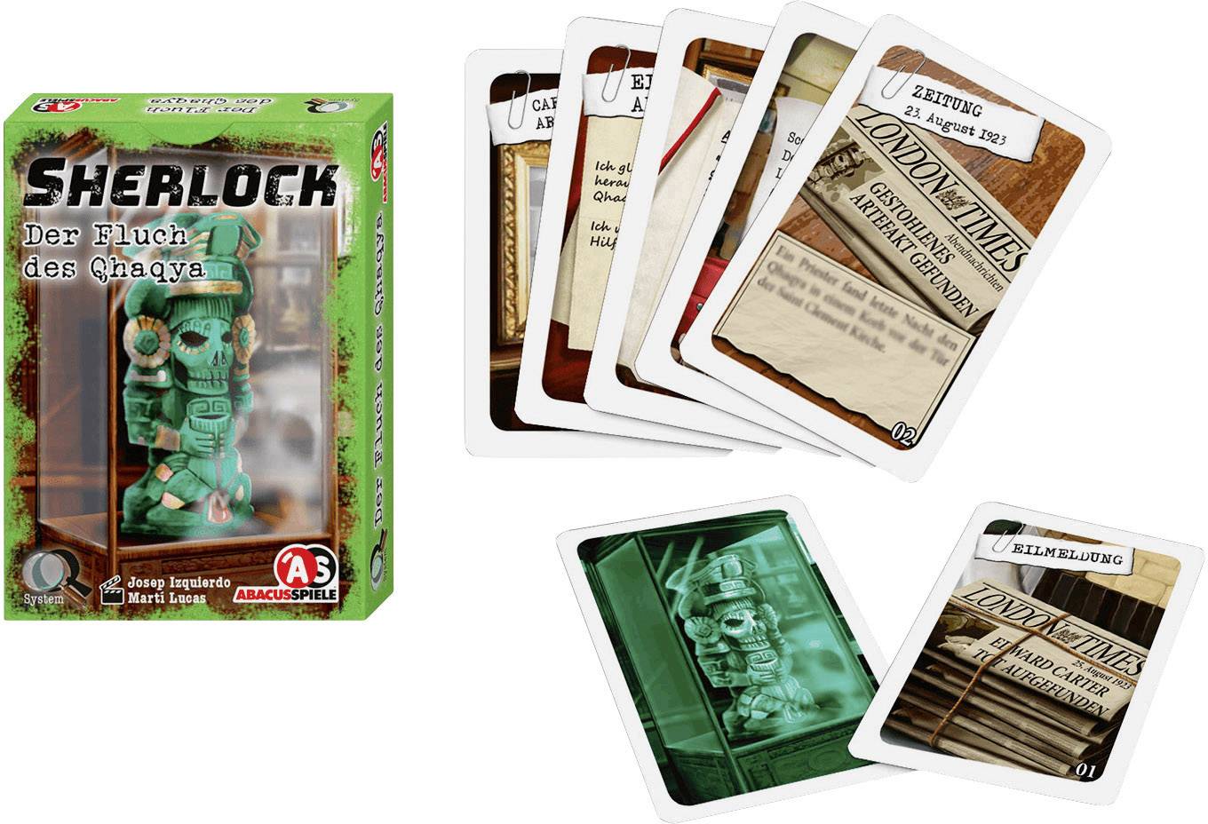 Abacus Spiele Sherlock Der Fluch des Qhaqya 48193 Anzahl Spieler (max.): 8