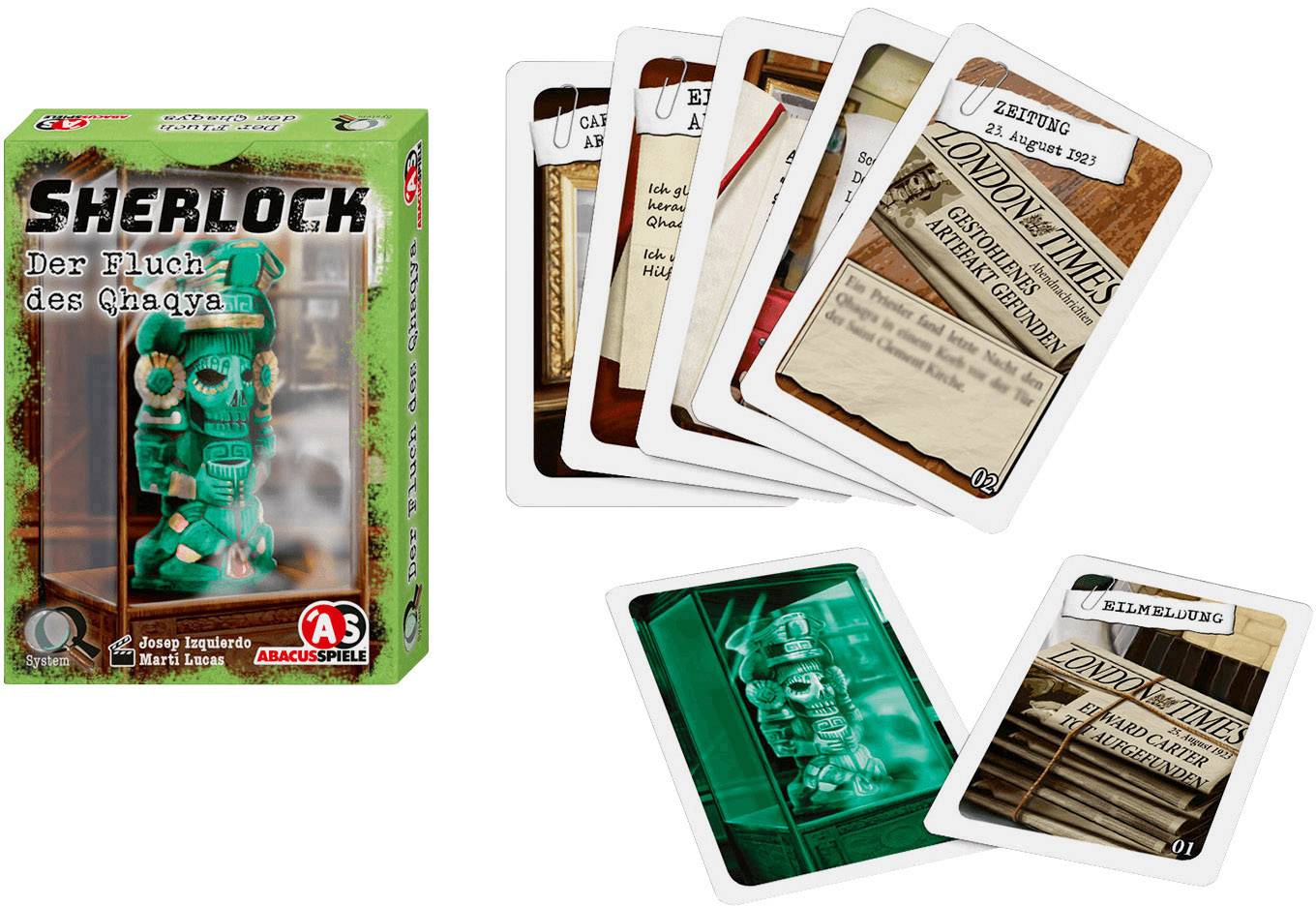 Abacus Spiele Sherlock Der Fluch des Qhaqya 48193 Anzahl Spieler (max.): 8