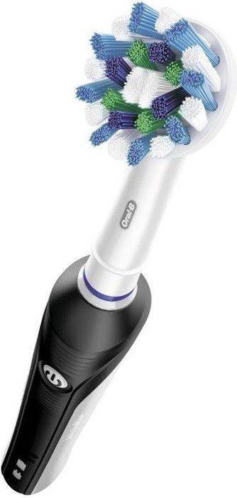 Oral-B PRO 750 Black CrossAction 750 Black Elektrische Zahnbürste Rotierend/Oszilierend/Pulsieren Schwarz