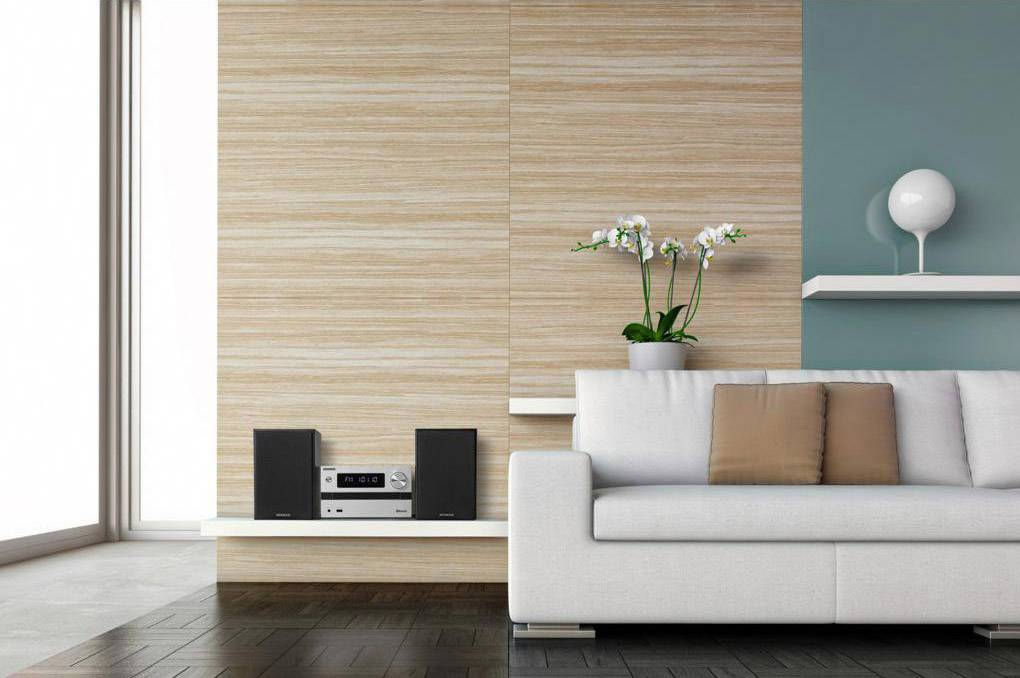 Kenwood M718BT Stereoanlage AUX, CD, Bluetooth®, UKW, USB, 2 x 25W Schwarz, Silber