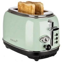 Korona Retro 21665 Toaster mit Brötchenaufsatz Mint Korona Retro 21665 Toaster mit Brötchenaufsatz Mint