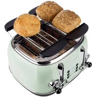 Korona Retro 21675 Doppel-Toaster mit Brötchenaufsatz Mint Korona Retro 21675 Doppel-Toaster mit Brötchenaufsatz Mint
