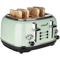 Korona Retro 21675 Doppel-Toaster mit Brötchenaufsatz Mint Korona Retro 21675 Doppel-Toaster mit Brötchenaufsatz Mint