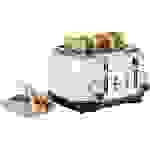 Korona 21676 Retro Doppel-Toaster mit Brötchenaufsatz Creme