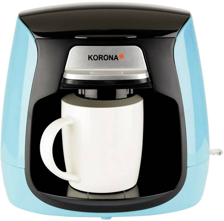 Korona 12207 Kaffeemaschine Hellblau, Schwarz Fassungsvermögen Tassen=2