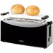 Korona 21044 Double toaster à fente large avec grille spéciale viennoisieries noir