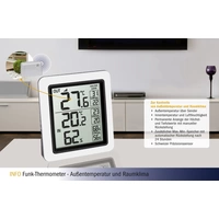 TFA Dostmann Funk-Thermometer INFO Funk-Thermometer 30.3065.02 TFA Dostmann Funk-Thermometer INFO Funk-Thermometer 30.3065.02