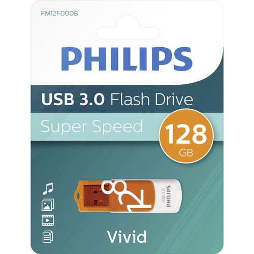 Philips USB-Stick 128 GB Orange FM12FD00B/00 USB 3.2 Gen 1 (USB 3.0)