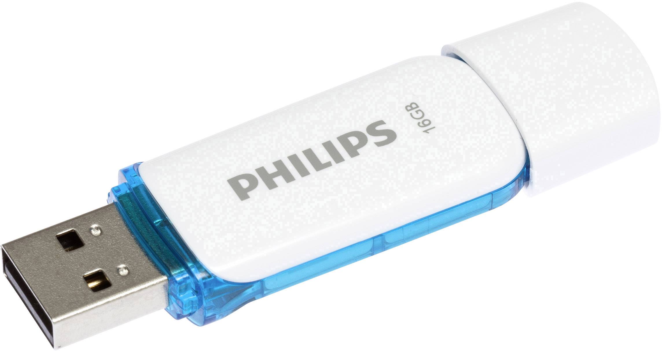 Philips SNOW USB-Stick 16 GB Blau FM16FD70B/00 USB-A (USB 2.0)